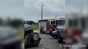 TEAM 2 TRAFFIC: La. 42 closed at La. 930 in Prairieville after multi-car crash