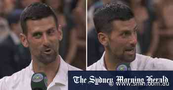 Djokovic tees off on Wimbledon crowd