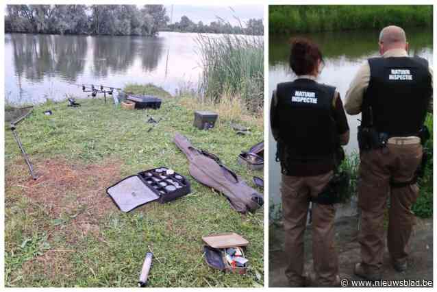 16 vissers betrapt tijdens grote controleactie van 250 kilometer waterlopen: “Voornamelijk vissen met meer hengels”