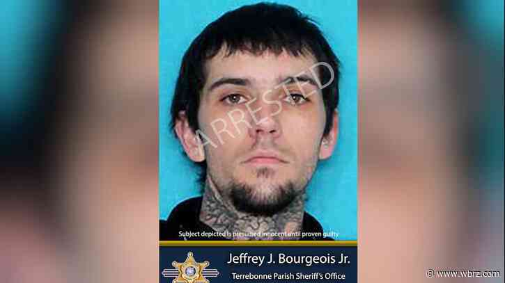 Houma man arrested after deputies find a small bag of Methamphetamines outside of home