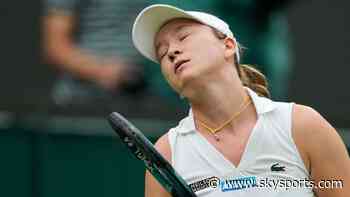 Sun's Wimbledon dream shattered by Vekic