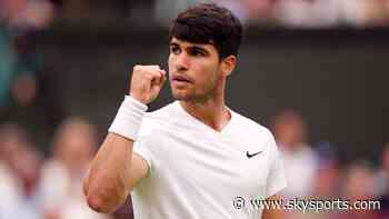 Wimbledon scores and schedule: Alcaraz in action