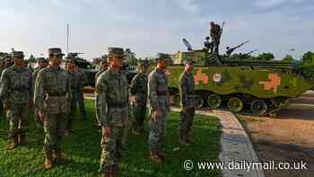 China and Belarus hold military drills near Polish border - just hours before NATO summit begins