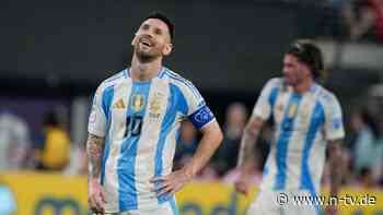 "Wahnsinn" nach Verletzungssorge: Messi schießt Argentinien bei "letzten Schlachten" ins Finale