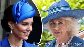 „Teil der königlichen Hackordnung“: Royalblauer Wettstreit zwischen Prinzessin Kate und Königin Camilla