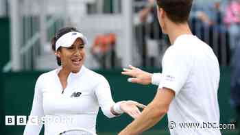 Watson and Salisbury reach last 16 of mixed doubles