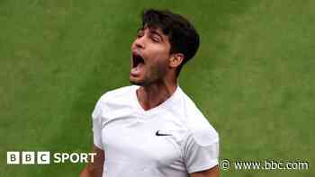 Alcaraz sets up Medvedev semi-final at Wimbledon