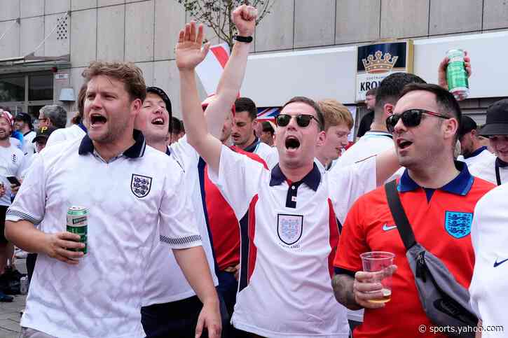 Watch: England and Netherlands supporters gather to watch Euro 2024 semi-final