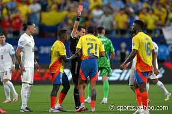 Rash red card curbs Colombia's celebrations in Copa América semi 😳