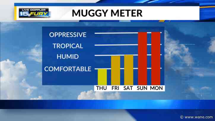 Patchy fog with sunshine this afternoon