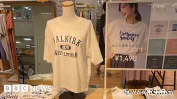 West Lothian and Falkirk T-shirts become fashion hits in Japan