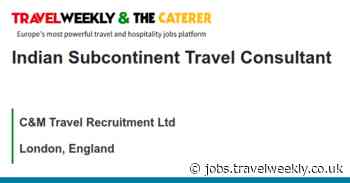 C&M Travel Recruitment Ltd: Indian Subcontinent Travel Consultant