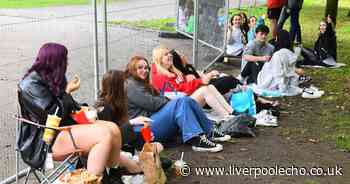 Fans leave home at 4am to camp out at festival gates