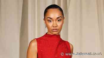 Leigh-Anne Pinnock looks radiant in red cut out dress as she, Meg Bellamy and Emma Weymouth lead the stars at Self-Portrait summer party
