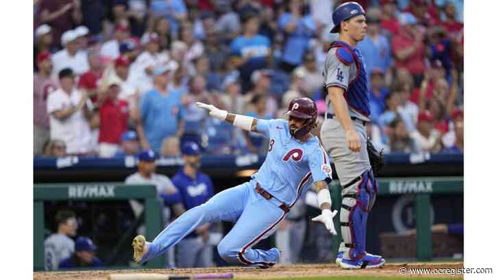 Reeling Dodgers don’t measure up as Phillies sweep 3-game series
