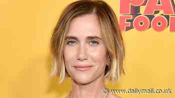 Kristen Wiig rocks flirty floral dress as she and Seth Rogen join co-stars at LA premiere of Sausage Party: Foodtopia