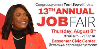 Sewell announces job fair in Bessemer on August 8