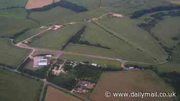 Pilot in his 60s dies after small plane crashes at former RAF airfield - as authorities begin investigation into the tragedy