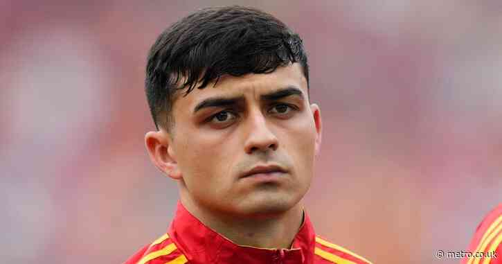 Why isn’t Pedri playing for Spain in Euro 2024 final against England?