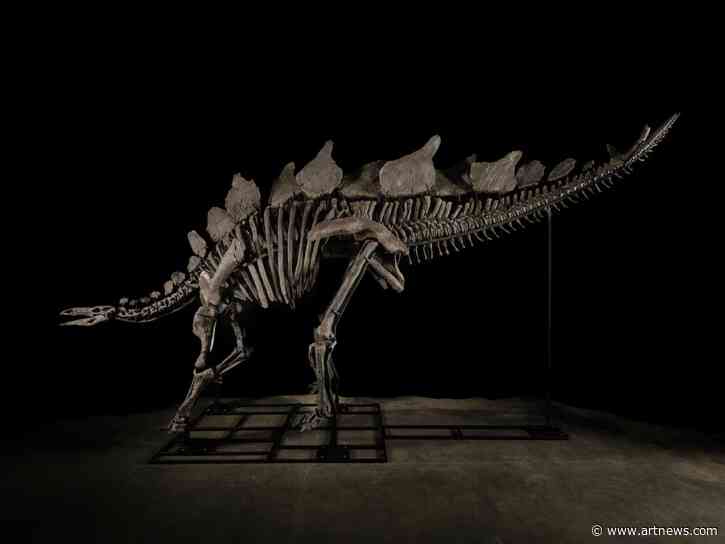 Dinosaur Skeleton Sells at Sotheby’s for $44.6 M., Becoming Most Expensive Fossil Ever Auctioned