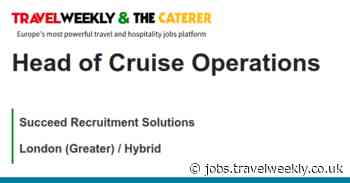 Succeed Recruitment Solutions: Head of Cruise Operations