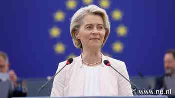 Von der Leyen opnieuw verkozen tot voorzitter Europese Commissie