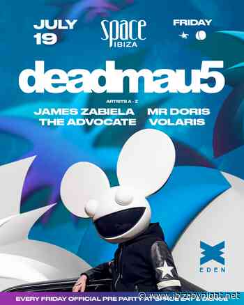 Space Ibiza at Eden hosts Deadmau5, James Zabiela, Mr Doris & many more!