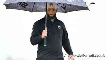 Rain and wind thrashes Royal Troon as Jon Rahm insists The Open's torrid Scottish weather makes it the 'hardest back nine in golf'