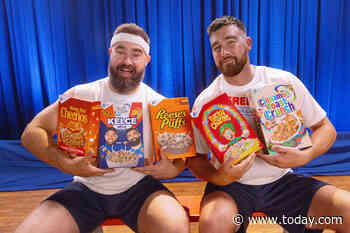 Travis and Jason Kelce have their own breakfast cereal. What to know about the Kelce Mix