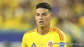 James Rodriguez 'rips up his contract at Sao Paulo and eyes a return to Europe' after the former Real Madrid and Everton star's rejuvenated Copa America performances