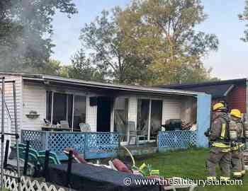 Firefighters extinguish trailer blaze at Carol Campsite