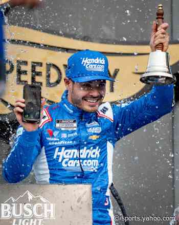 NASCAR sits on yellow at Brickyard, Kyle Larson benefits; Olympic break doesn't idle all