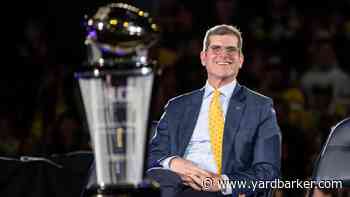 Former Michigan, current Chargers head coach Jim Harbaugh projected to win NFL Coach of the Year