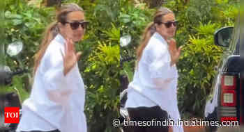 Malaika Arora flaunts fitness and style - Watch