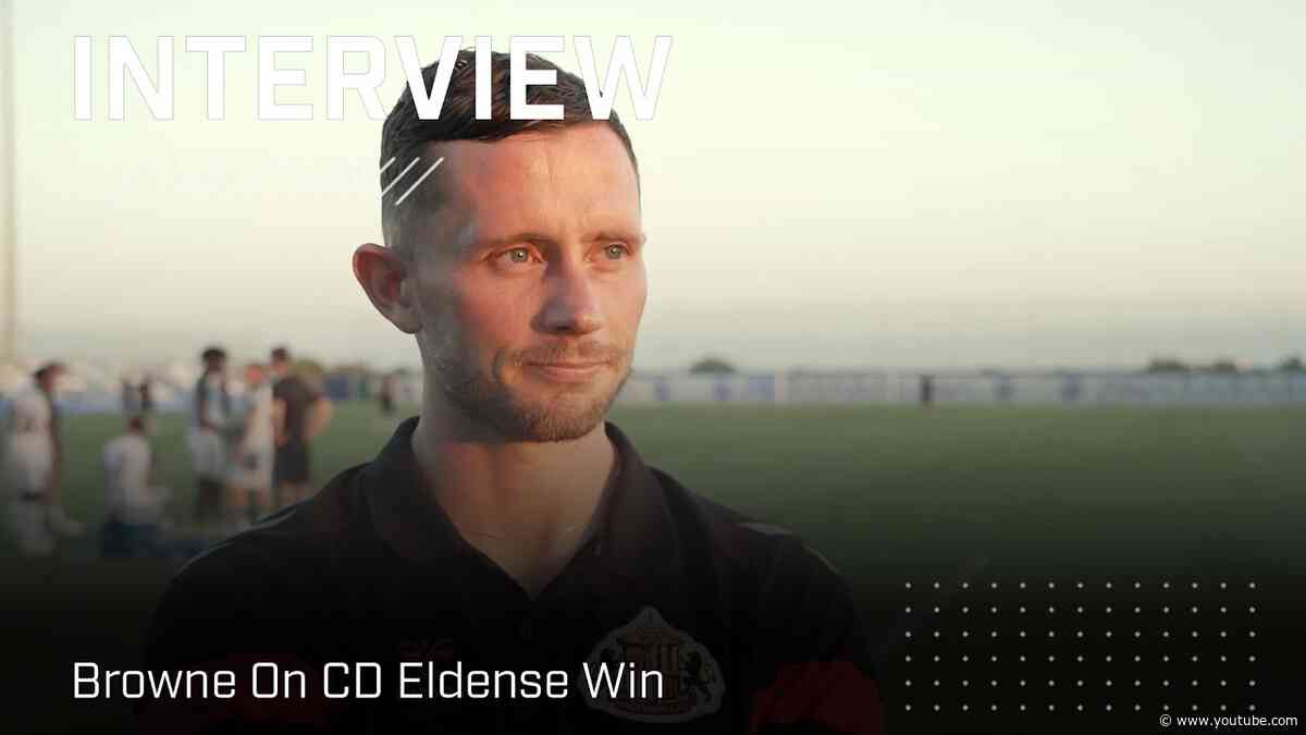 "I already feel part of it" | Browne On CD Eldense Win | Interview