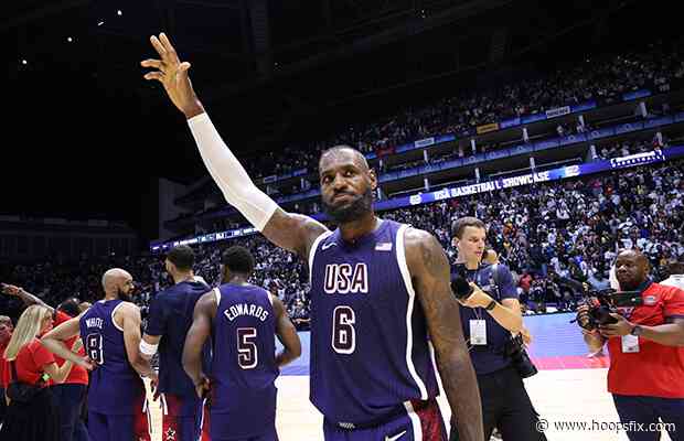 LeBron, USA escape South Sudan in London