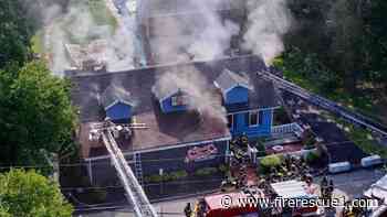 Pa. firefighters battle 2-alarm restaurant fire