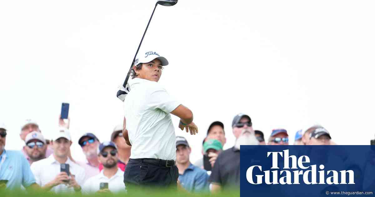 Charlie Woods, son of Tiger, draws crowds but misses cut at US Junior Amateur