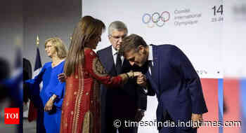 Nita Ambani at Paris Olympics opening ceremony