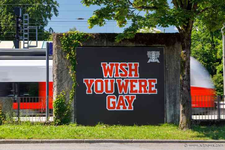 Anne Imhof’s ‘Wish You Were Gay’ Billboards Vandalized in Austria: An ‘Attack on Love’