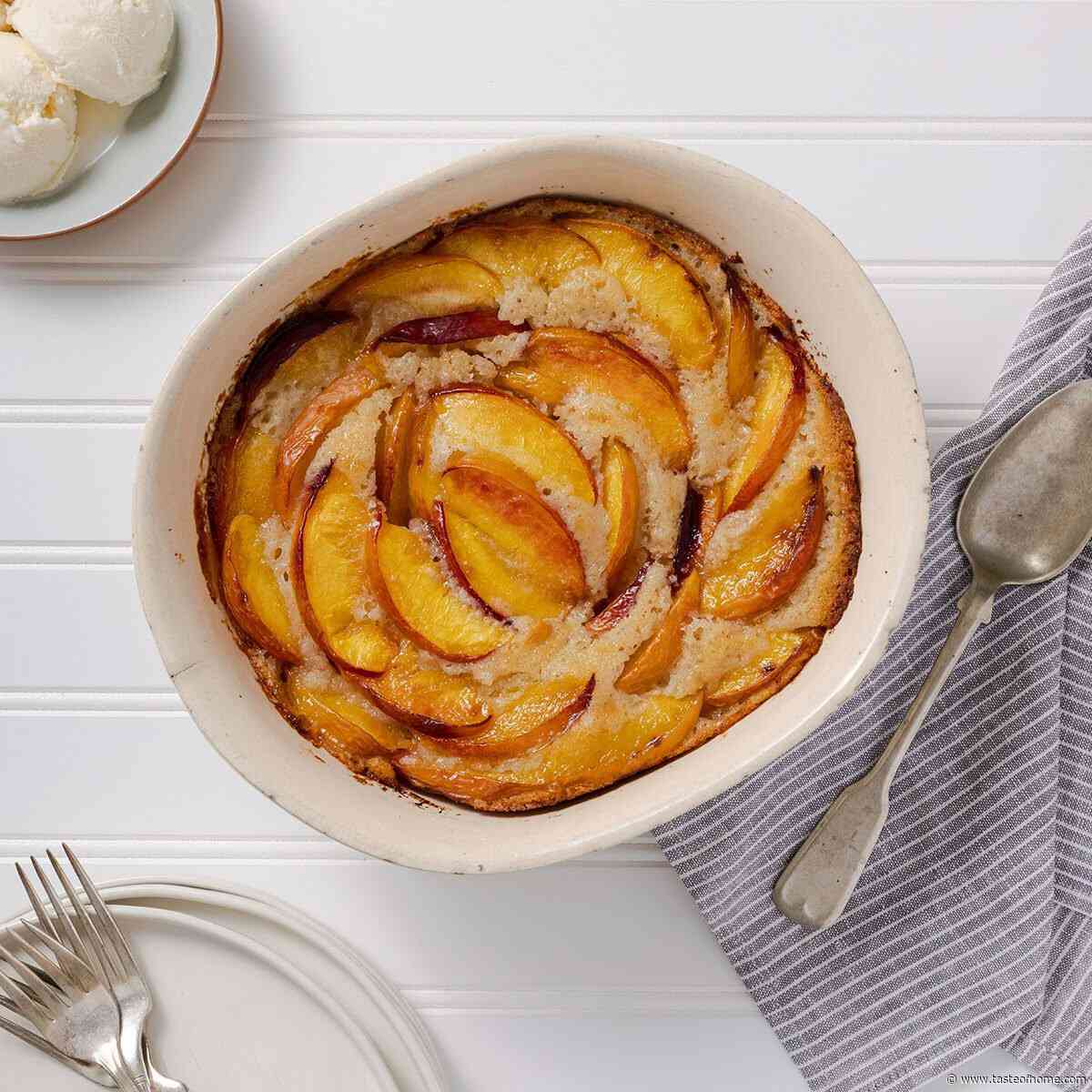 Nectarine Cobbler