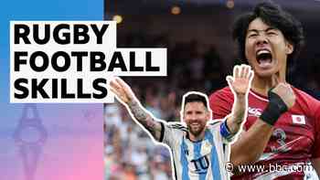 'Little bit of Messi' - Rugby stars show footballing skills