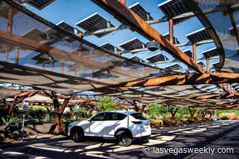 Solar panels over parking lots can help fight the urban heat island effect