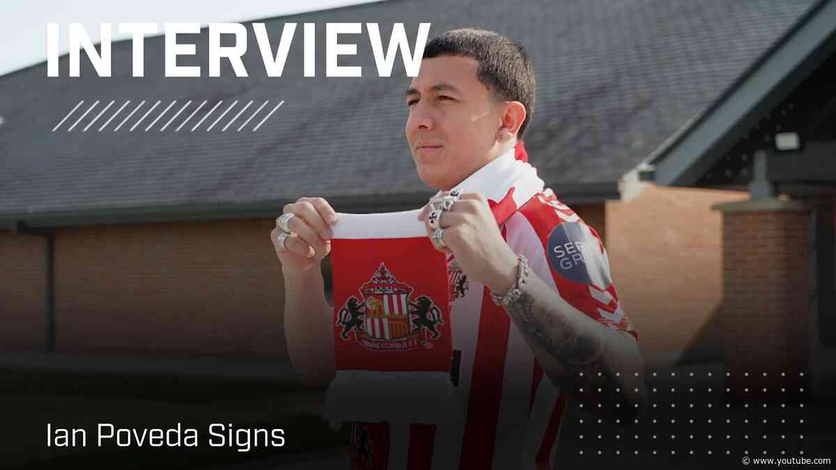 "I fully believe In the project" | Ian Poveda Signs For Sunderland AFC | Interview