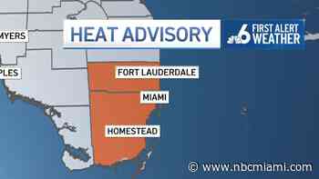 Heat advisory in effect for parts of Miami-Dade, Broward counties on Thursday