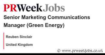 Reuben Sinclair: Senior Marketing Communications Manager (Green Energy)