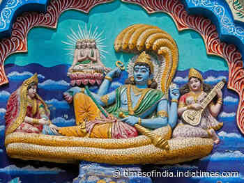 Who takes care of the Universe when Vishnu sleeps?