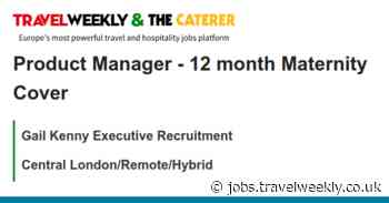 Gail Kenny Executive Recruitment: Product Manager - 12 month Maternity Cover