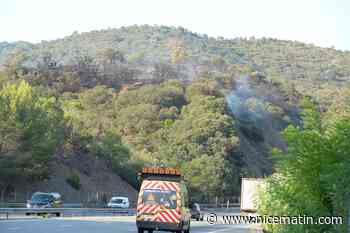 À Fréjus, l’incendie qui a détruit 6 hectares de végétation près de l’autoroute A8 est fixé