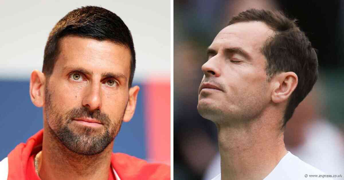 Novak Djokovic sends touching message to Andy Murray ahead of emotional Olympics farewell